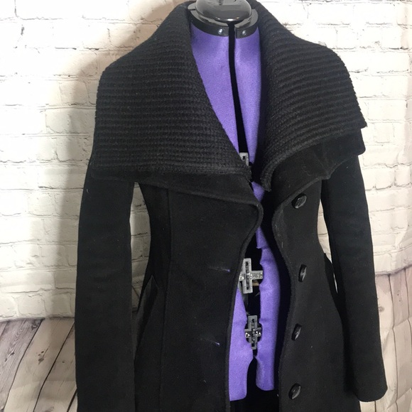 Mackage
Mona Detachable Knit Collar Wool Coat - Picture 6 of 8